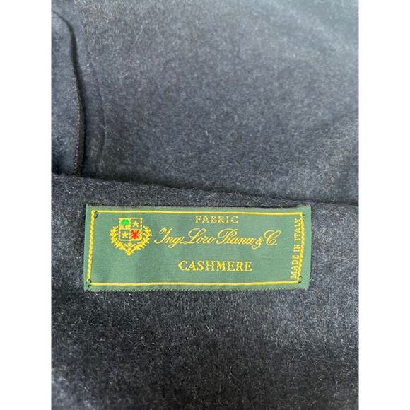 HARRIS WHARF Loro Piana Flannel Cashmere Over Coat in Sea 44 M - Picture 2 of 4